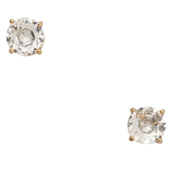 kate spade Jewelry - Kate Spade “Clear” Gumdrop Stud Earrings